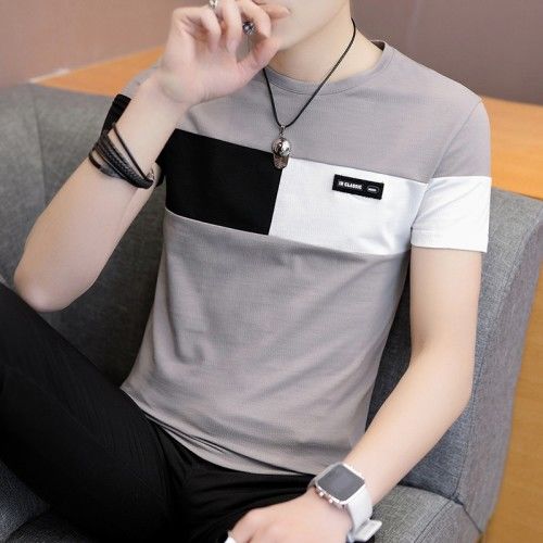 2020 new men t shirt casual short sleeve