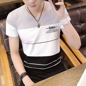 2020 new men t shirt casual short sleeve