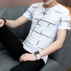 2020 new men t shirt casual short sleeve