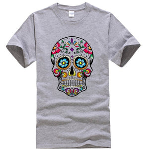 Men's high quality T-shirt new design street style loose cool skull