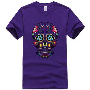 Men's high quality T-shirt new design street style loose cool skull