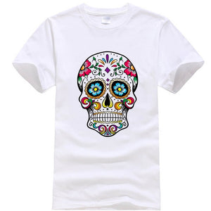 Men's high quality T-shirt new design street style loose cool skull