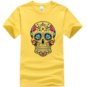 Men's high quality T-shirt new design street style loose cool skull