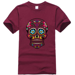 Men's high quality T-shirt new design street style loose cool skull