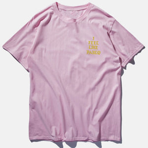 T Shirt Men I Feel Like Paul Print Short Sleeves