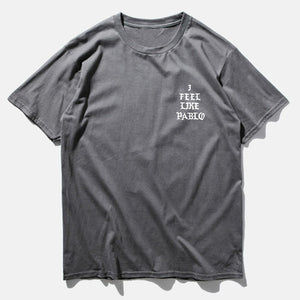 T Shirt Men I Feel Like Paul Print Short Sleeves
