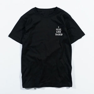 T Shirt Men I Feel Like Paul Print Short Sleeves