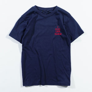 T Shirt Men I Feel Like Paul Print Short Sleeves