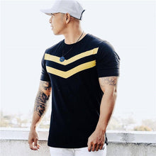 Load image into Gallery viewer, New Men T-shirt Cotton Short Sleeves black Undershirt
