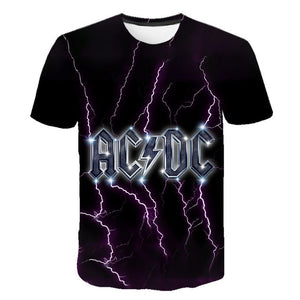 New Fashion Men's ACDC Rock Band T Shirt Men