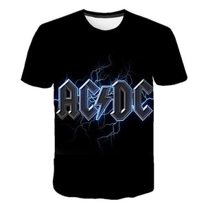 New Fashion Men's ACDC Rock Band T Shirt Men