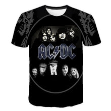 Load image into Gallery viewer, New Fashion Men&#39;s ACDC Rock Band T Shirt Men
