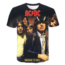 Load image into Gallery viewer, New Fashion Men&#39;s ACDC Rock Band T Shirt Men

