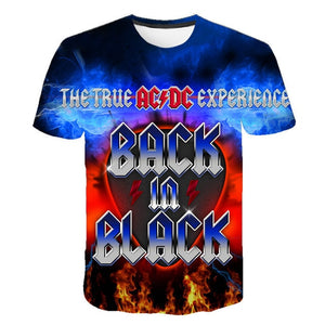 New Fashion Men's ACDC Rock Band T Shirt Men