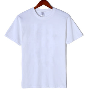 New solid color Short T-shirt Casual Brand men's