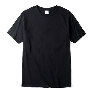 New solid color Short T-shirt Casual Brand men's